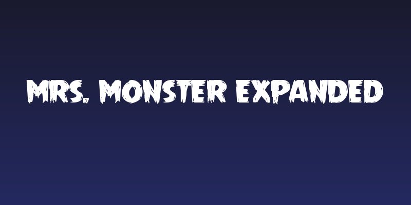 Mrs. Monster Expanded Social Header