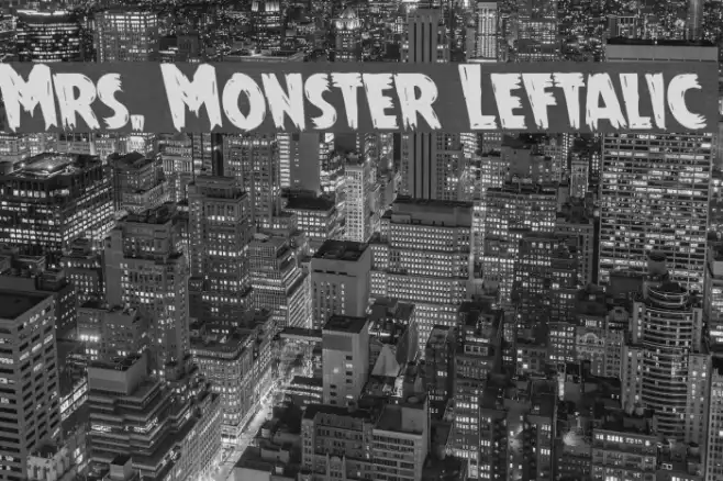 Mrs. Monster Leftalic Example 1