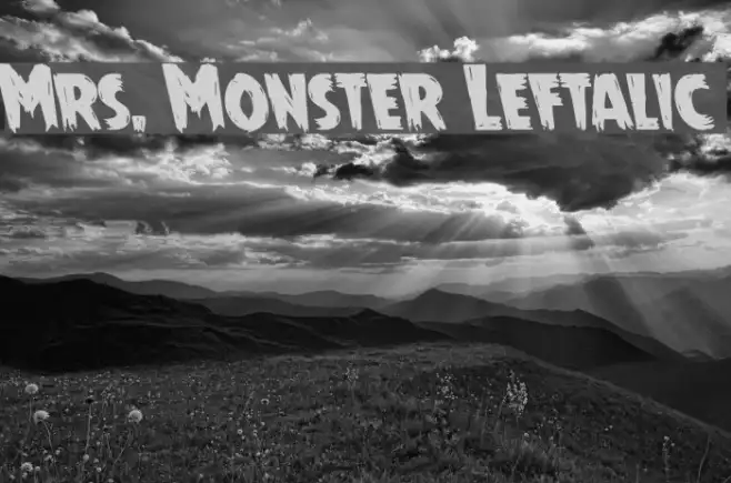 Mrs. Monster Leftalic Example 3