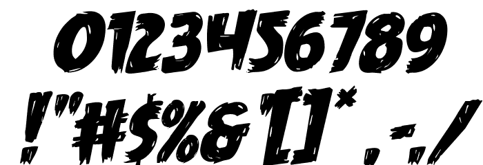 Mrs. Monster Rotalic Font OTHER CHARS