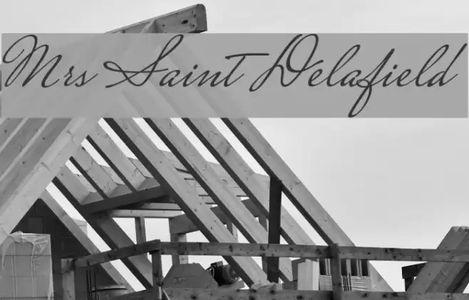 Mrs Saint Delafield Font examples