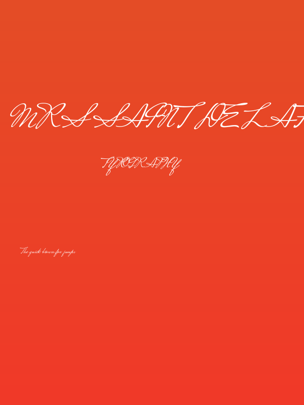 Mrs Saint Delafield Poster