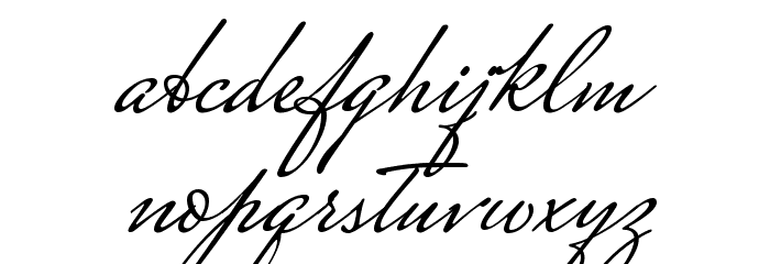 Mrs Saint Delafield Font LOWERCASE