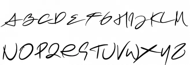 Mrs. Santhi Demo Version Schriftart Groß