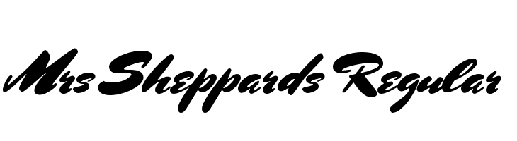 Mrs Sheppards Regular Font
