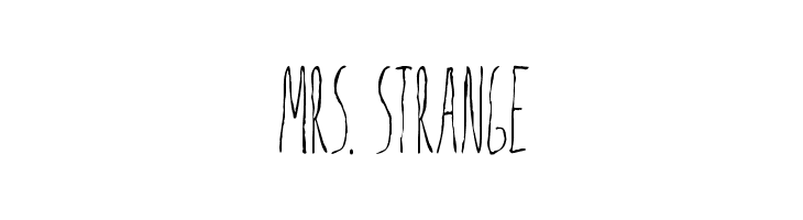 Mrs. Strange  免费字体下载