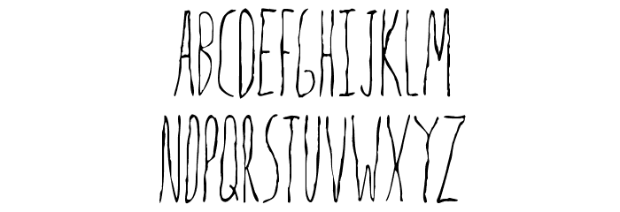 Mrs. Strange Font LOWERCASE