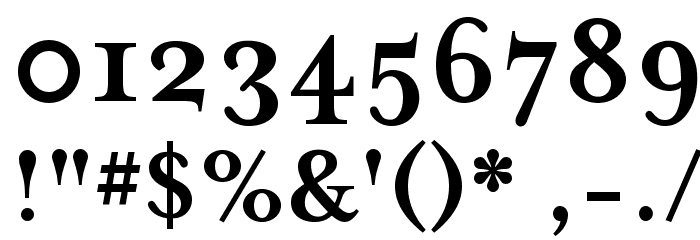 MrsEaves-Bold Font OTHER CHARS