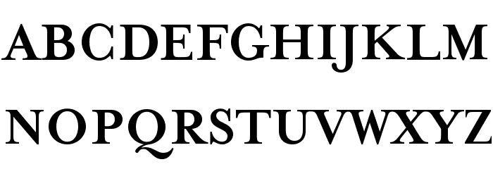 MrsEaves-Bold Font UPPERCASE