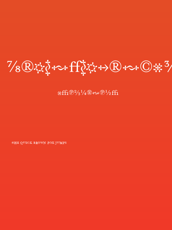 MrsEavesFractions Poster