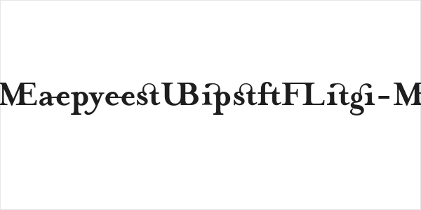 MrsEavesJustLig-Bold Logo