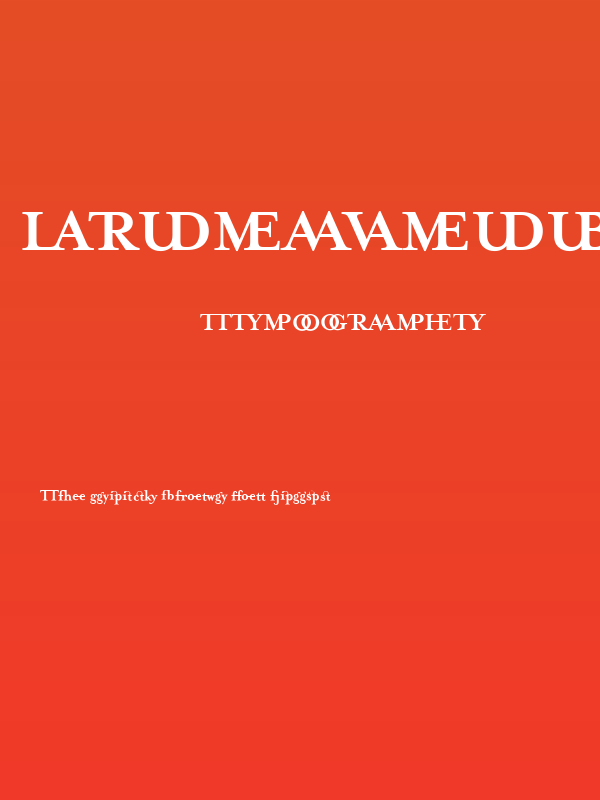 MrsEavesJustLig-Bold Poster