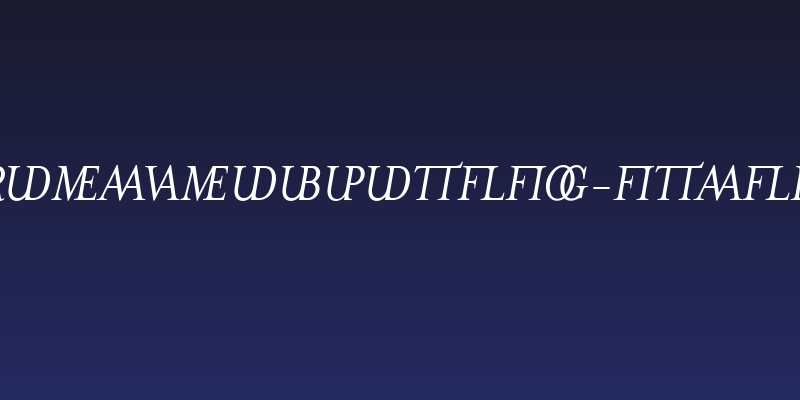 MrsEavesJustLig-Italic Social Header