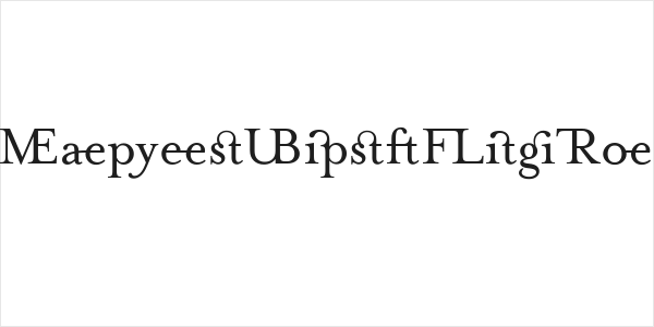 MrsEavesJustLigRoman Logo