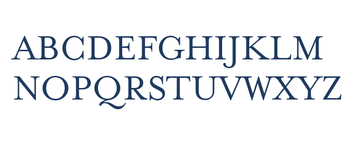 MrsEavesPetiteCaps Uppercase