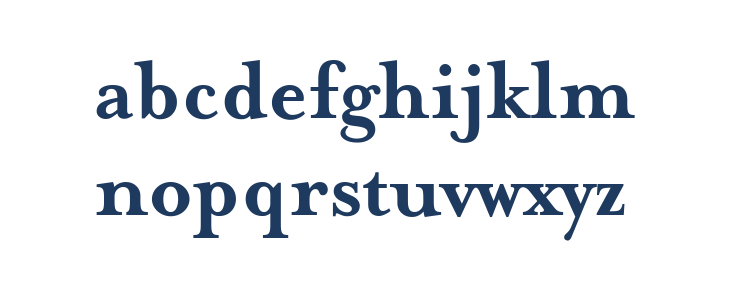 MrsEavesSmartLig-Bold Lowercase