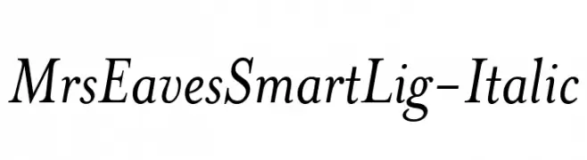 MrsEavesSmartLig-Italic  Descarca Fonturi Gratis