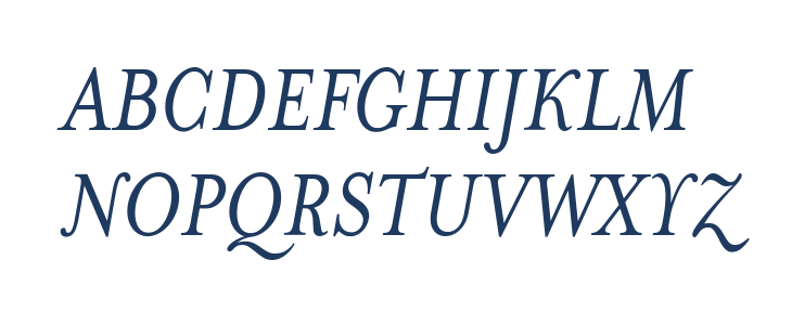 MrsEavesSmartLig-Italic Uppercase