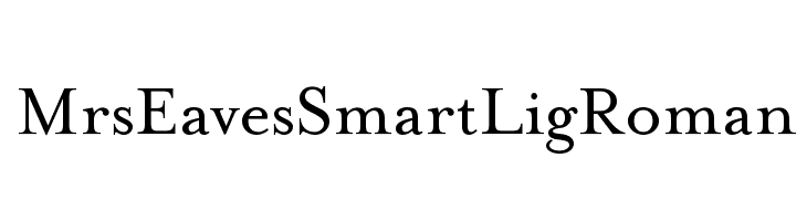MrsEavesSmartLigRoman  les polices de caractères gratuit tlcharger