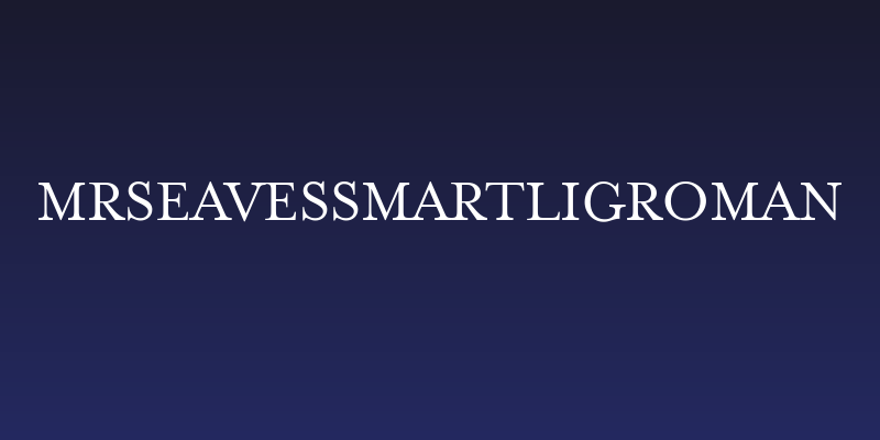 MrsEavesSmartLigRoman Social Header