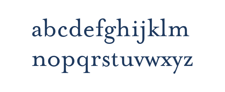 MrsEavesSmartLigRoman Lowercase