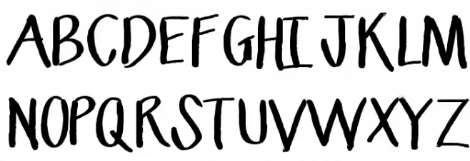 MrsKate Font UPPERCASE