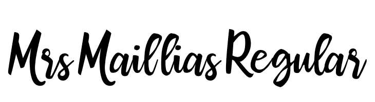 MrsMailliasRegular  नि: शुल्क फ़ॉन्ट्स डाउनलोड
