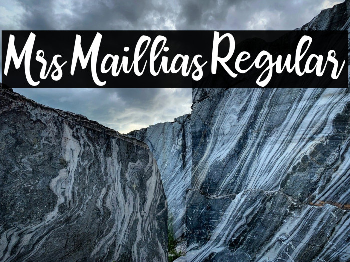MrsMailliasRegular Example 1