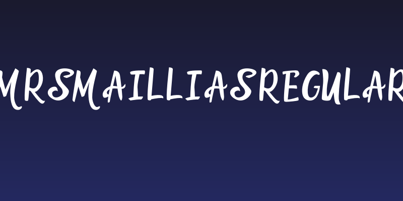 MrsMailliasRegular Social Header