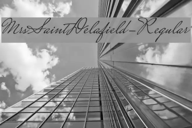 MrsSaintDelafield-Regular Example 2