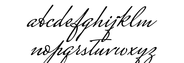 MrsSaintDelafield-Regular Font LOWERCASE