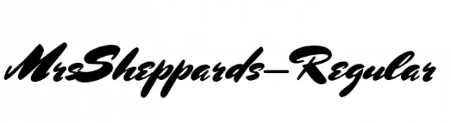 MrsSheppards-Regular  لخطوط تنزيل