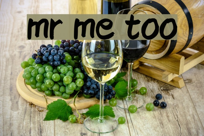 mr me too Font examples