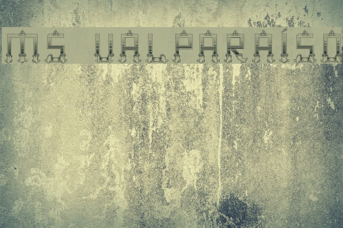 MS Valparaíso Font examples