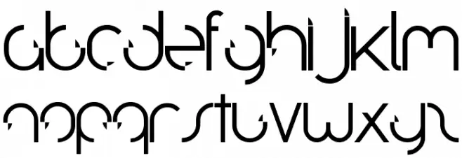 MSD10 Schriftart Groß