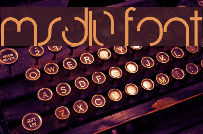 MSD10 Font examples