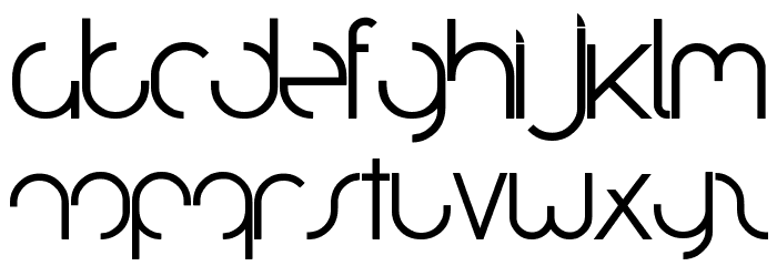 MSD10 Font LOWERCASE