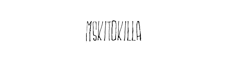 MSKITOKILLA  フリーフォントのダウンロード