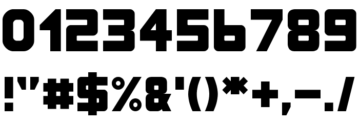 MSU1 Font OTHER CHARS