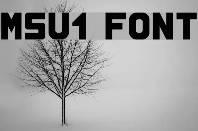 MSU1 Font examples