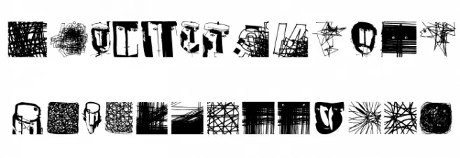 MSketchesTwo Medium Schriftart Groß