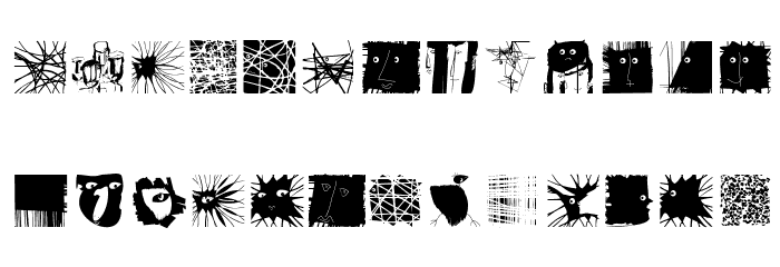 MSketchesTwo Font LOWERCASE