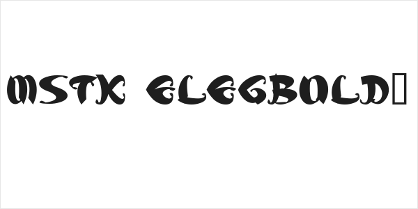 MStK ELEGBold1 Logo