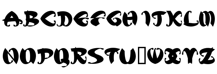 MStK ELEGBold1 Font LOWERCASE