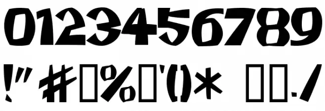 MStKrufruf Bold Font OTHER CHARS