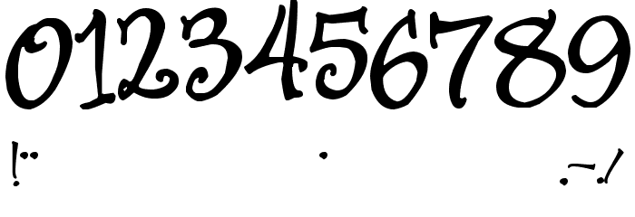 Ms to try a bon? Font OTHER CHARS