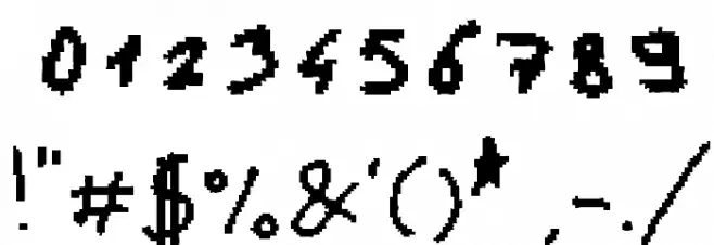 MsPain lamah Font OTHER CHARS