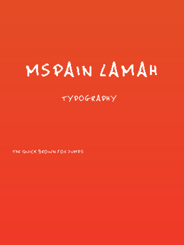 MsPain lamah Poster