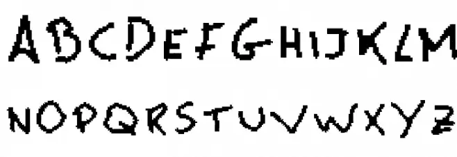 MsPain lamah خط أحرف صغيرة