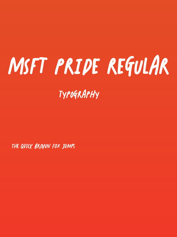 Msft Pride Regular Poster